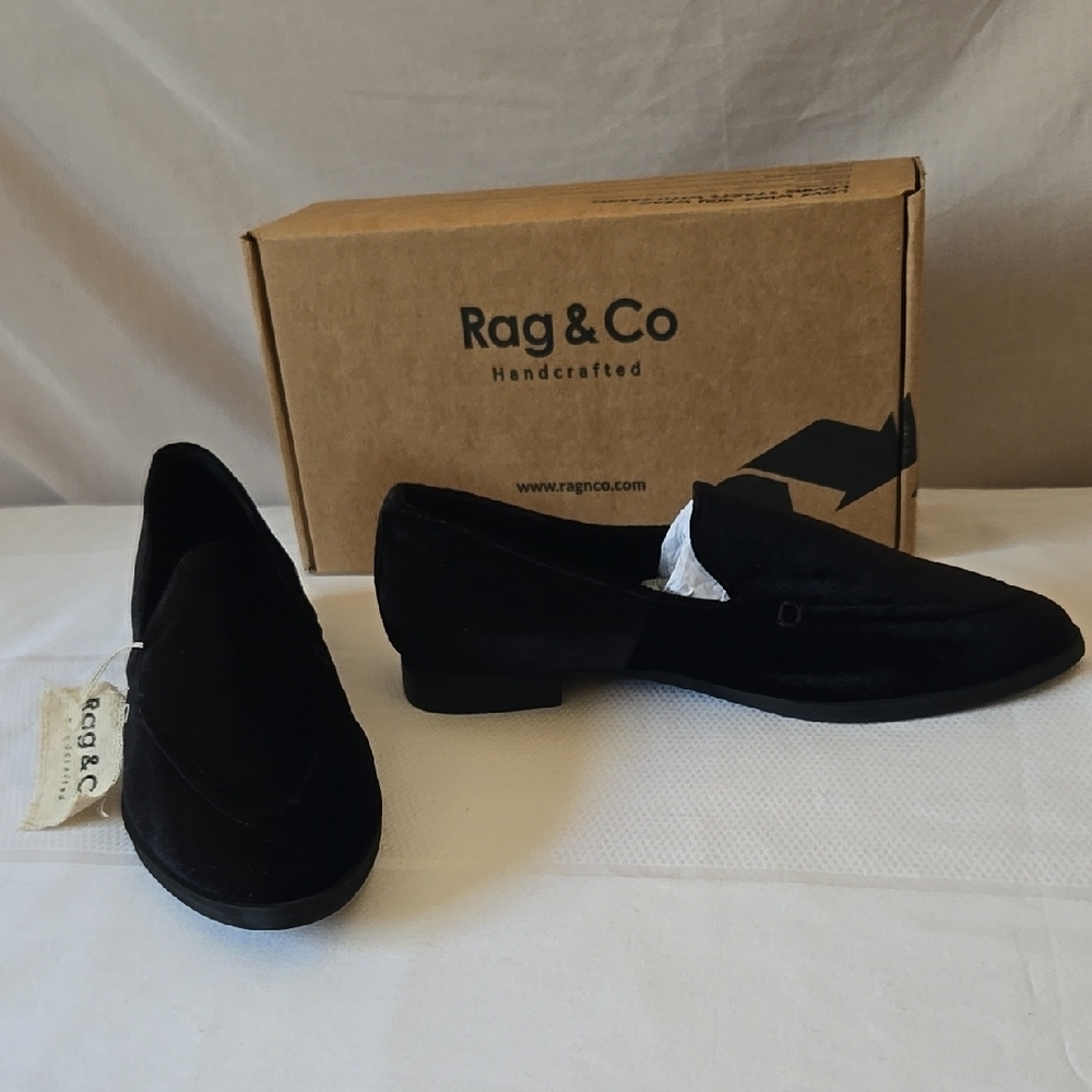 Rag & Co Black Loafers